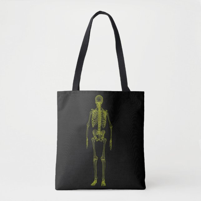 X-Ray Skeleton Tote Bag (Front)