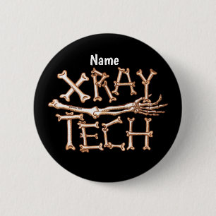 X-Ray Tech 6 Cm Round Badge