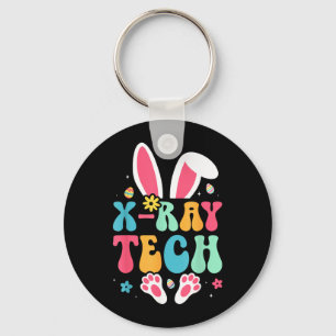 X-Ray Tech Bunny Eggs Radiology Easter Day Key Ring