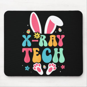 X-Ray Tech Bunny Eggs Radiology Easter Day Mouse Pad