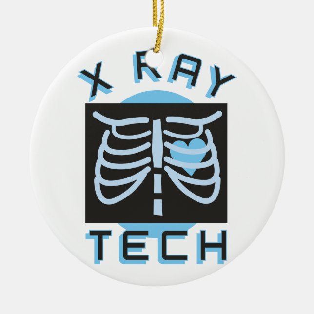 X-Ray Tech Ceramic Ornament (Front)