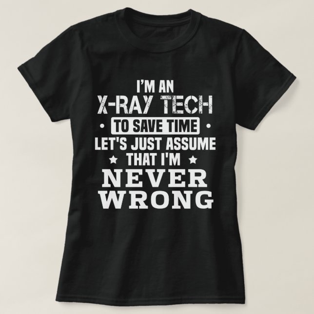 X-Ray Tech T-Shirt (Design Front)