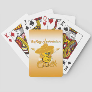 X-Ray Technician Chick #10 Playing Cards