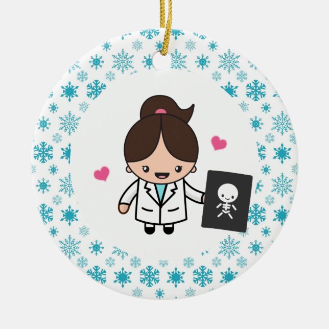 X-Ray Technician X Ray Tech Radiologist Ceramic Ornament (Front)