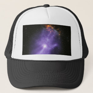 X-Ray Telescopes Ghostly Cosmic Hand Trucker Hat