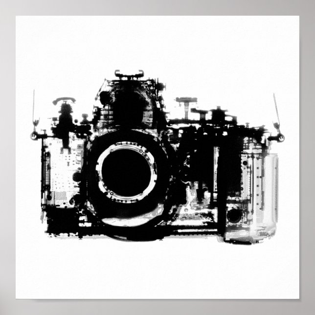 X-RAY VISION CAMERA - BLACK & WHITE POSTER (Front)