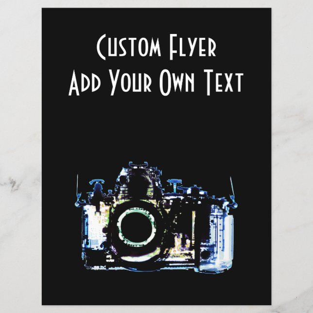 X-RAY VISION CAMERA - ORIGINAL BLUE FLYER (Front)