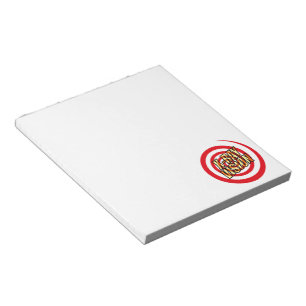 X-RAY VISION Fun Retro Comic Book Pop Art Notepad