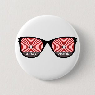 X-Ray Vision Glasses Button