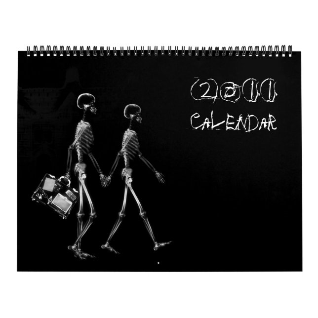 X-Ray Vision Skeleton 2011 Calendar (Cover)