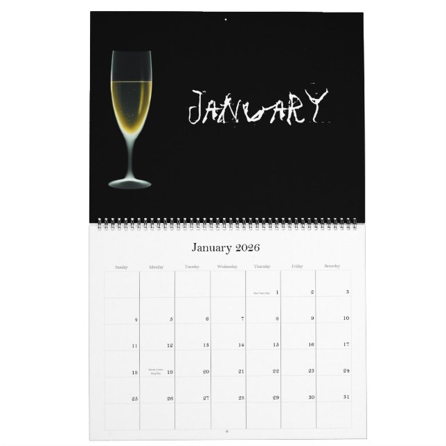 X-Ray Vision Skeleton 2011 Calendar (Jan 2026)