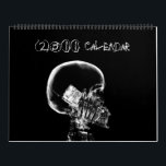 X-Ray Vision Skeleton 2011 Calendar<br><div class="desc">X-Ray Vision Skeleton 2011 Calendar - Makes a really cool Halloween,  Christmas or New Year's gift for men or women. An awesome gift for doctors,  goths,  punks and people who love strange art.</div>