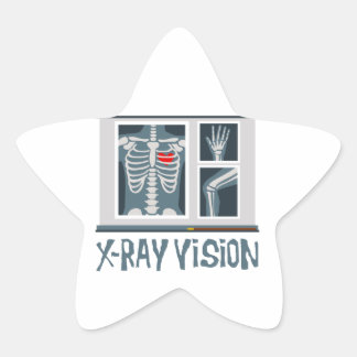 X-Ray Vision Star Sticker