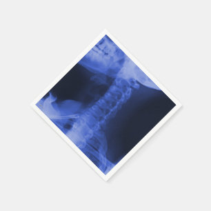X-Rayed 2 Electromagnetic Blue Napkin