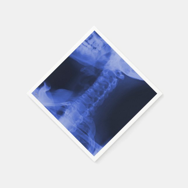 X-Rayed 2 Electromagnetic Blue Napkin (Corner)