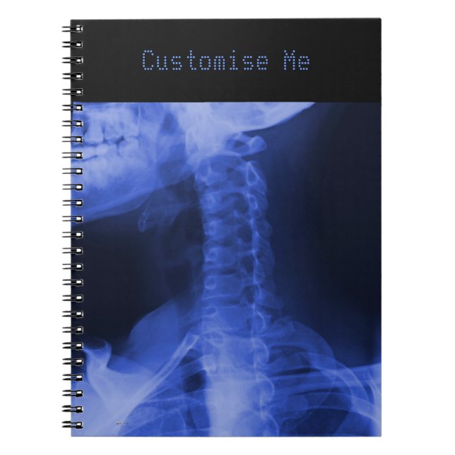 X-rayed 2 - Electromagnetic Blue Notebook (Front)