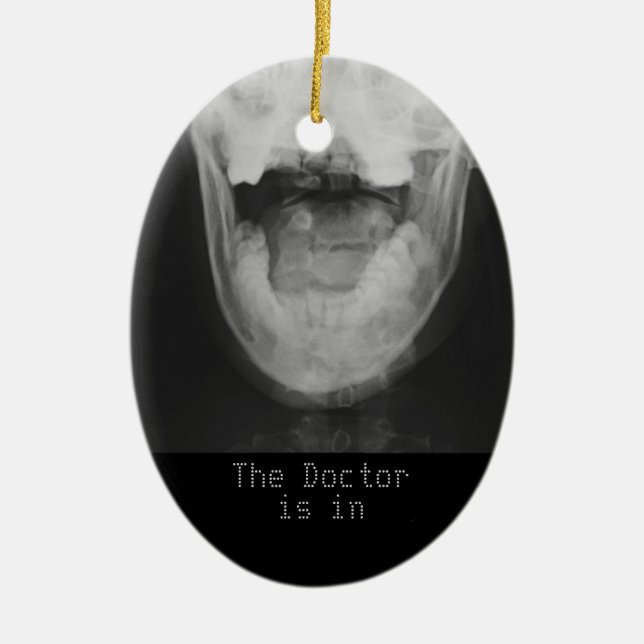 X-rayed 3 ceramic ornament (Front)