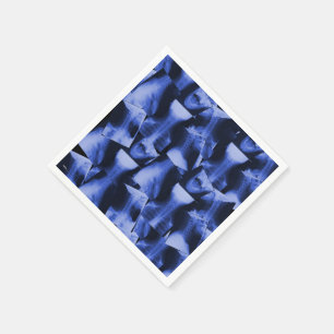 X-Rayed Electromagnetic Blue Napkin