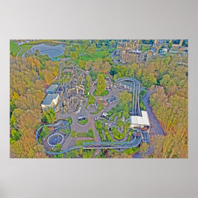 X-Sector Drone | Alton Towers Resort Poster (Front)