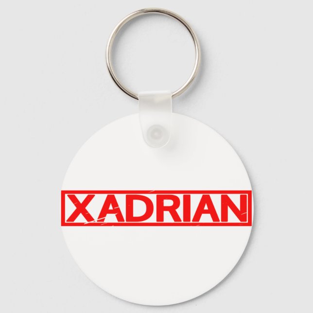 Xadrian Stamp Key Ring (Front)