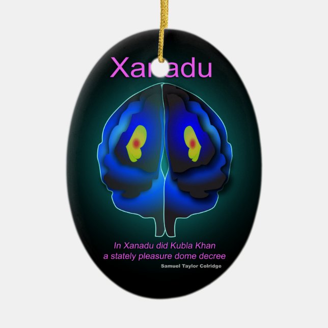 Xanadu Ceramic Tree Decoration (Front)