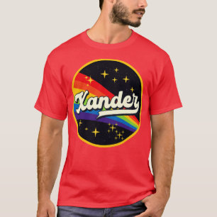 Xander Rainbow In Space Vintage Style T-Shirt
