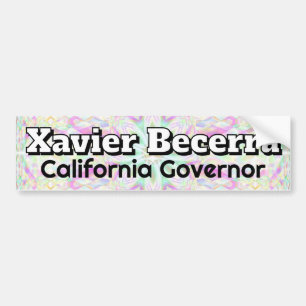 Xavier Becerra California Governor Bumper Sticker
