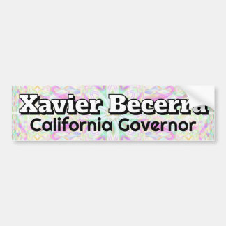 Xavier Becerra California Governor Bumper Sticker