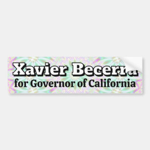 Xavier Becerra for Governor of California Bumper Sticker
