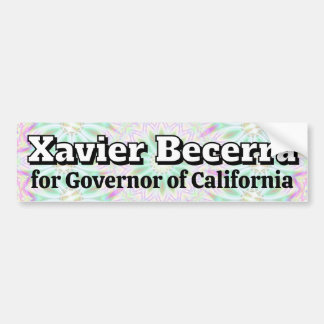 Xavier Becerra for Governor of California  Bumper Sticker