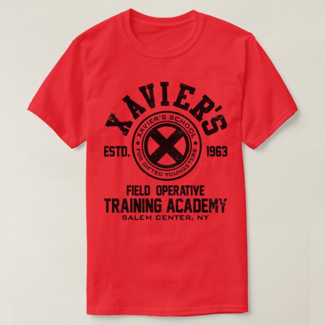 XAVIER SCHOOL TRAINING ACADEMY T-Shirt (Design Front)
