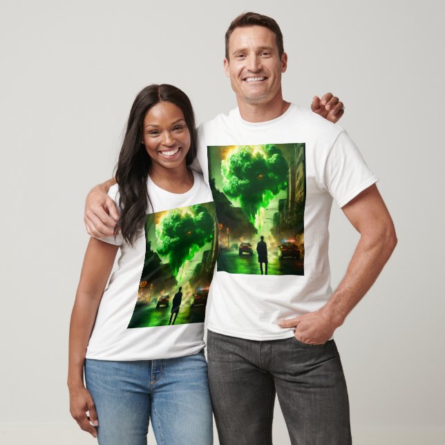  Xbox Logo with Neon Green Smoke Double-Sided T-Sh T-Shirt (Unisex)