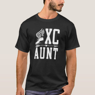XC Aunt Cross Country Aunt Of A Cross Country Runn T-Shirt