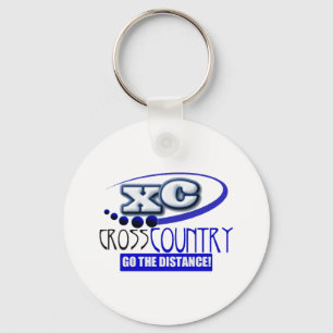 XC CROSS COUNTRY GO THE DISTANCE! KEY RING