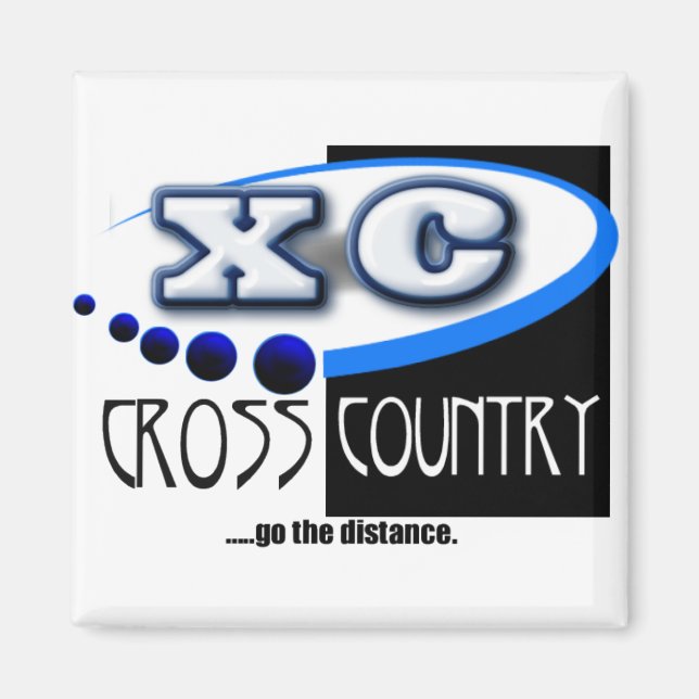 XC MOTTO - Go the Distance - CROSS COUNTRY Magnet (Front)