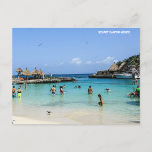 Xcaret Cancun Mexico Holiday Postcard