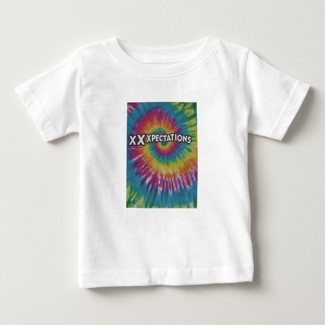 "Xceed Xpectations." in multi colour: Baby T-Shirt (Front)