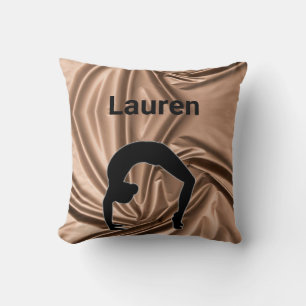 Xcel Bronze Customisable Gymnastics Throw Pillow