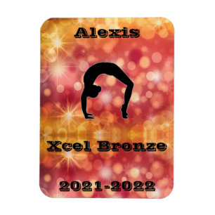 Xcel Bronze Gymnastics Magnet