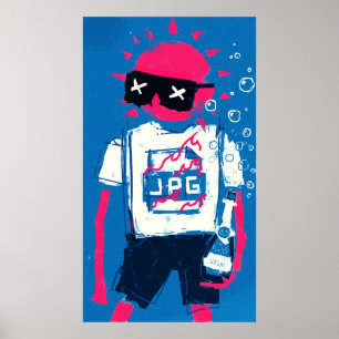 XCOPY Summer JPG WAGMI Colourful Art Multiple Size Poster