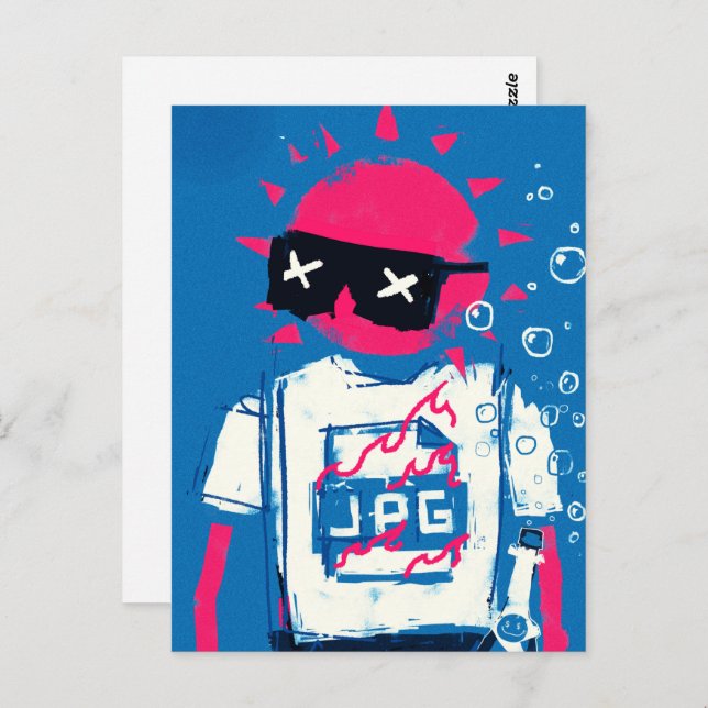 XCOPY Summer WAGMI Cool & Stylish Colourful Pop Ar Postcard (Front/Back)