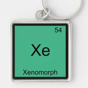 Xe - Xenomorph Funny Chemistry Element Symbol Tee Key Ring