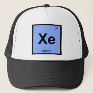 Xe - Xenon Chemistry Periodic Table Symbol Trucker Hat