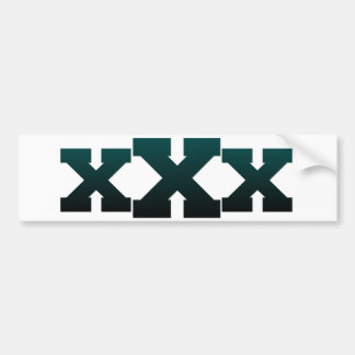 XEDGE4LIFEX dark blue xXx Bumper Sticker