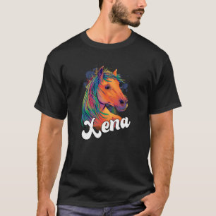 XENA Adorable girl name with beautiful Horse T-Shirt
