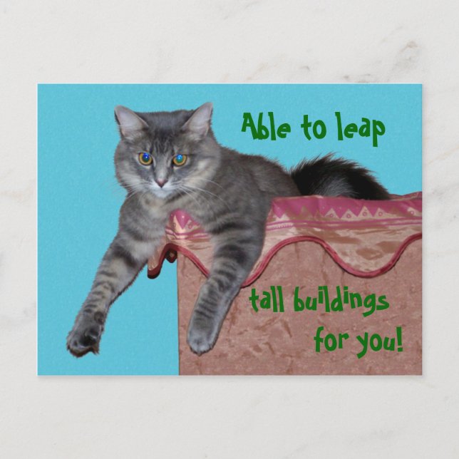 Xena Chillin' Postcard - Customised (Front)