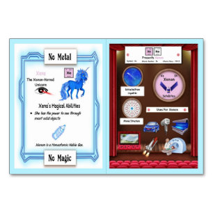 Xena - Xenon Horn Unicorn Trading Card