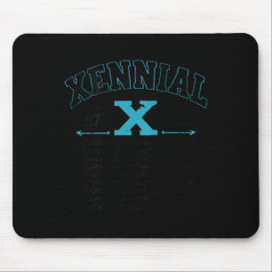 Xennial Generation X 1970s 1980s Millennial Gen X Mouse Pad