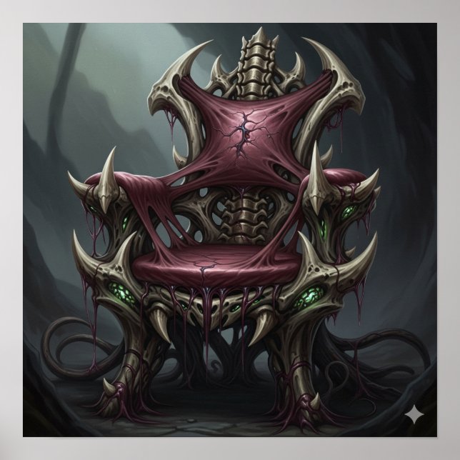 Xeno Art Chair Poster (Front)