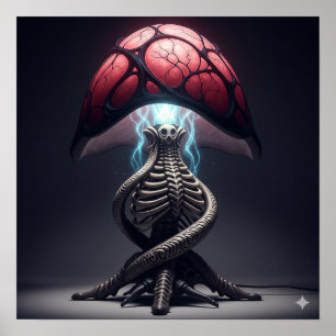 Xeno Art Table Lamp Poster